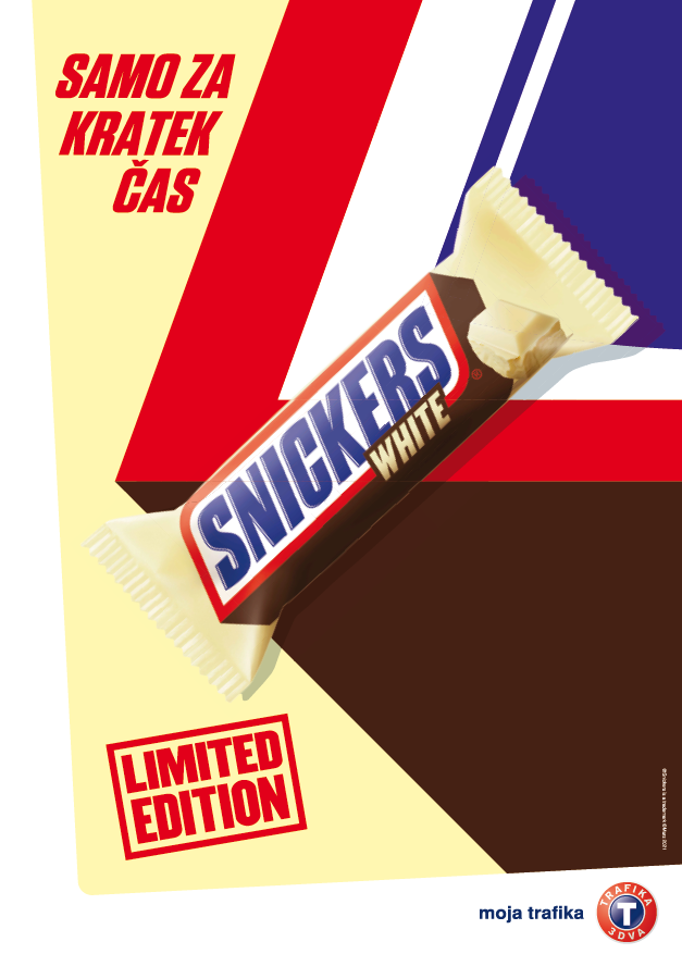 Privoščite si snickers white, kljub temu, da se bliža poletje 🤩👌👍