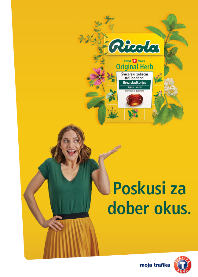 ❗️Poskusi za dober okus... Ricola 😋