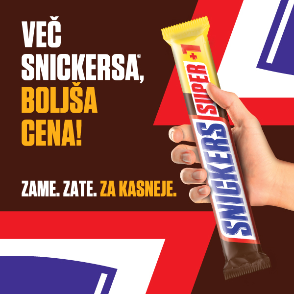 Več Snickersa in boljša cena 👏👏👏