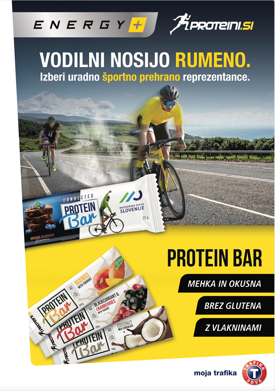 Izberi Protein bar, uradno športno prehrano reprezentance