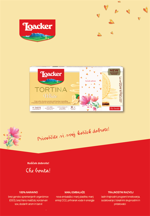 Slastna tortina white v trafikah 3DVA