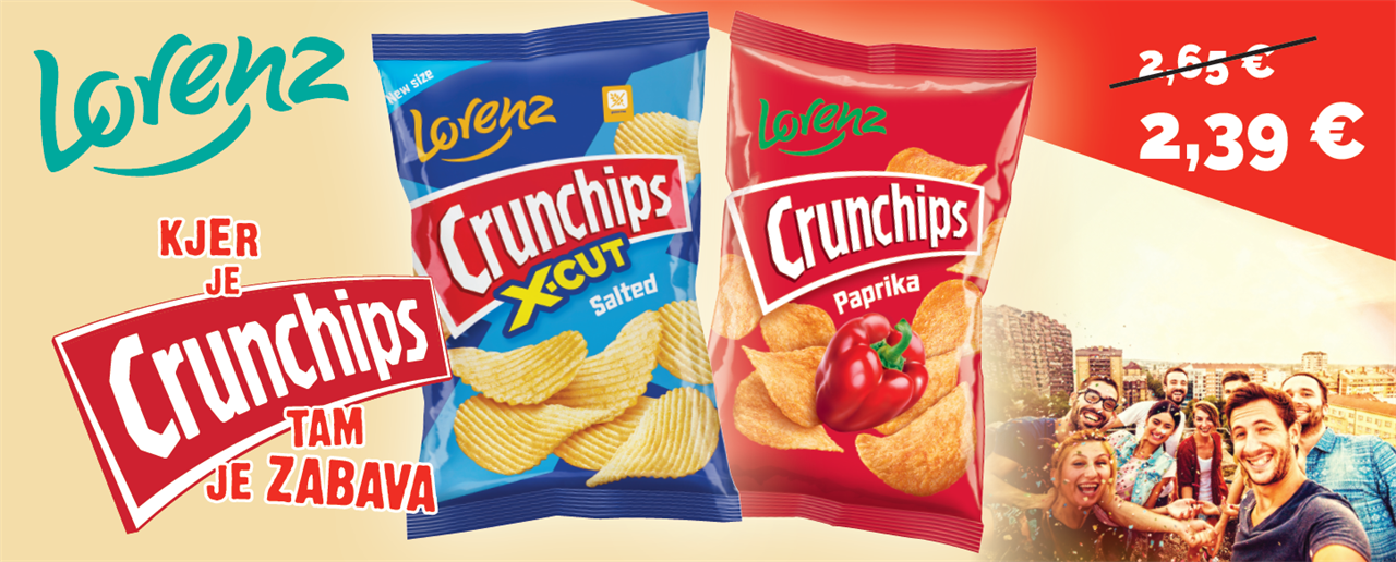Kjer je Crunchips in trafika 3DVA, tam je zabava