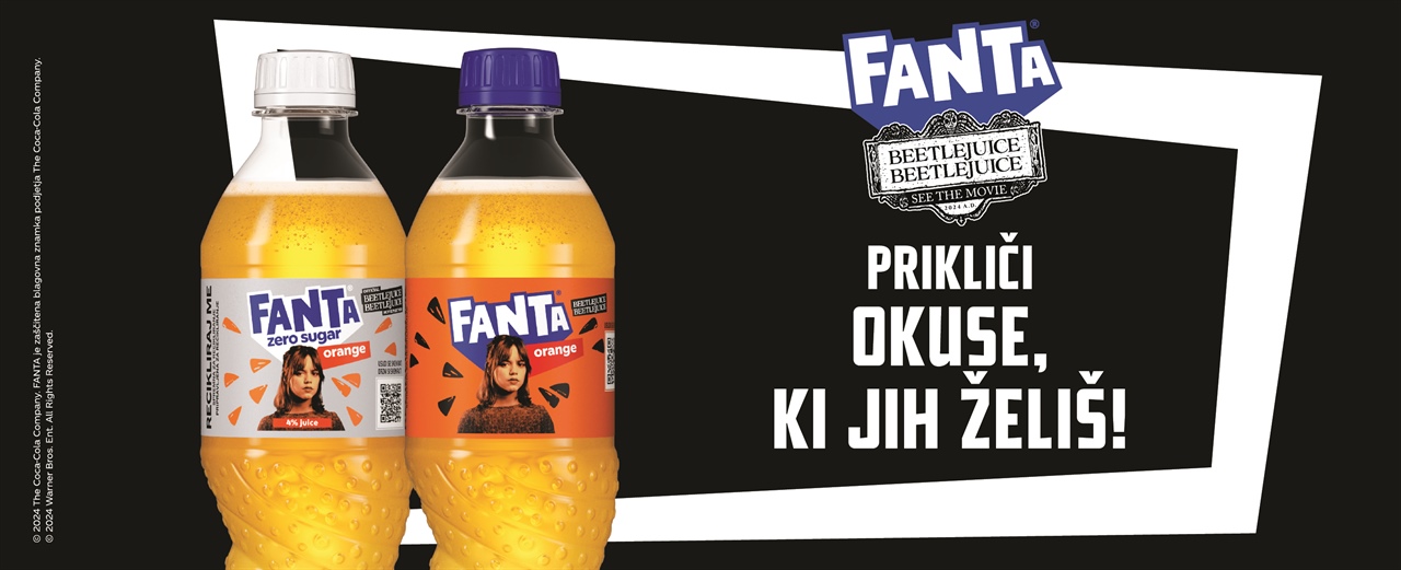 Prikliči okuse, ki jih želiš... Fanta