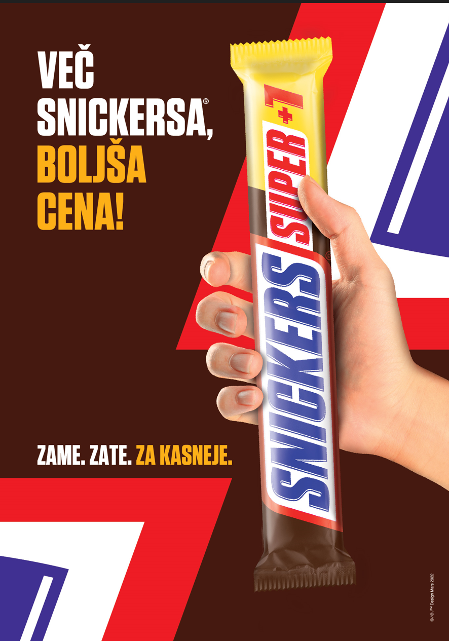 Več Snickersa, boljša cena