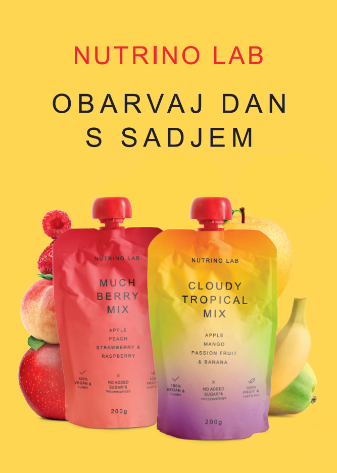 Nutrino Lab, obarvaj dan s sadjem