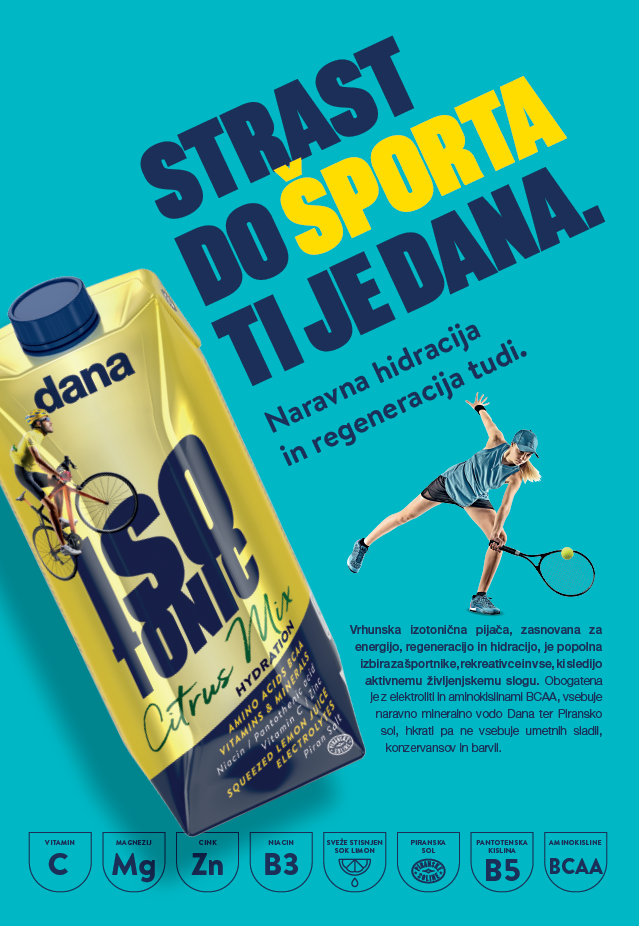 DANA ISOTONIC – tvoj vir energije!