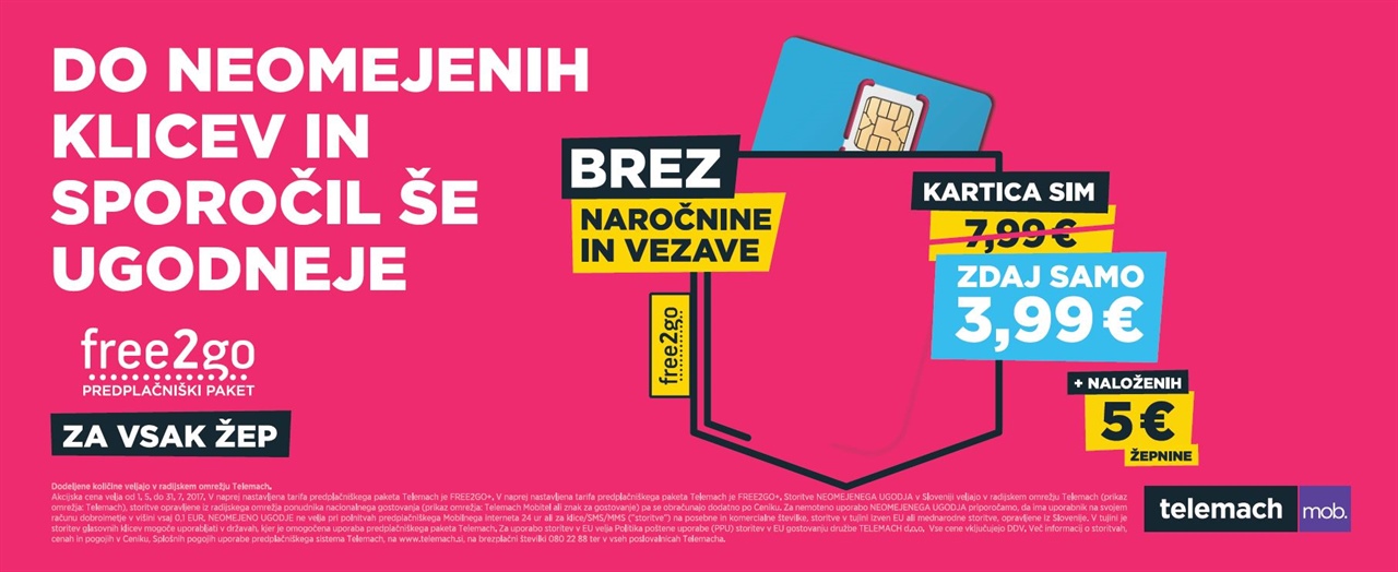 free2go predplačniški paket